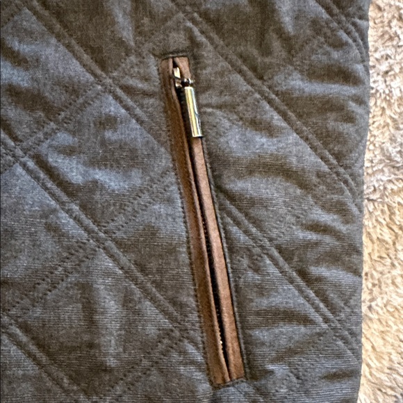 Tommy Bahama Gray Reversible Plaid Quilted Vest Men sz Lg - Picture 4 of 11